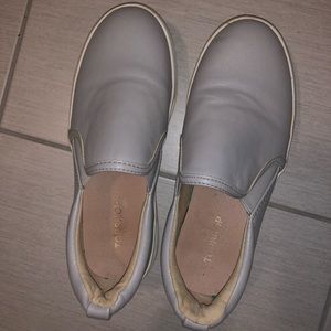 Topshop grey loafers